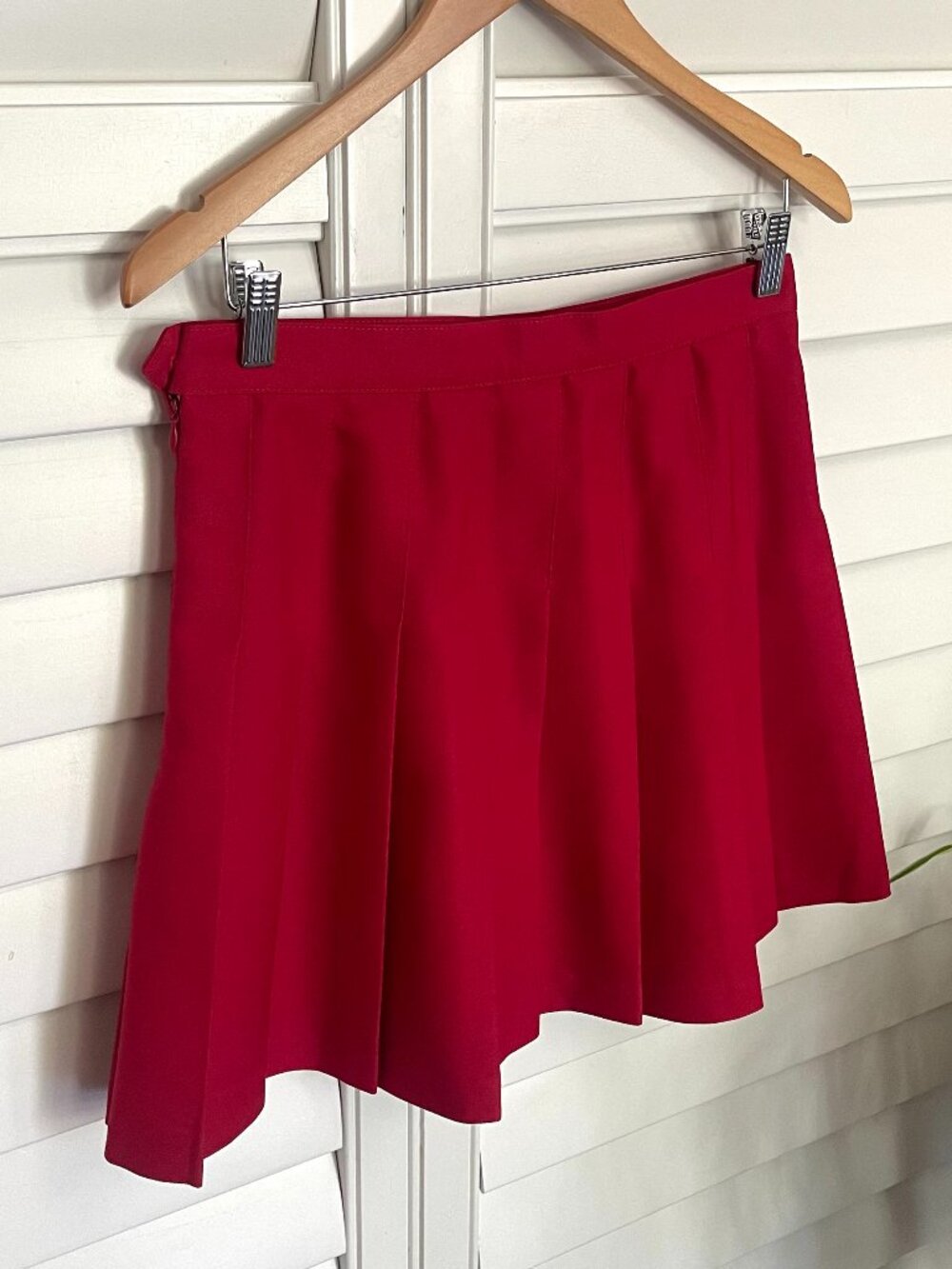 *Vintage* American Apparel Tennis Cheerleader Skirt in Red Size Large - Picture 10 of 16
